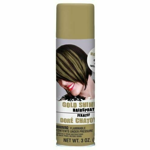 Amscan COSTUMES: MAKE-UP Hairspray - Shimmer Gold