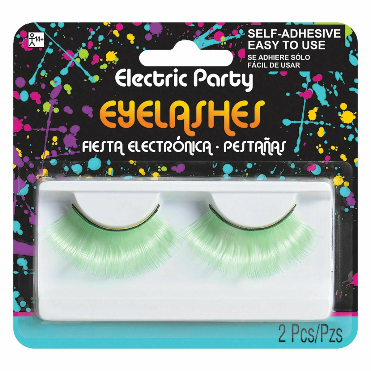 Amscan COSTUMES: MAKE-UP Neon Green Eyelashes