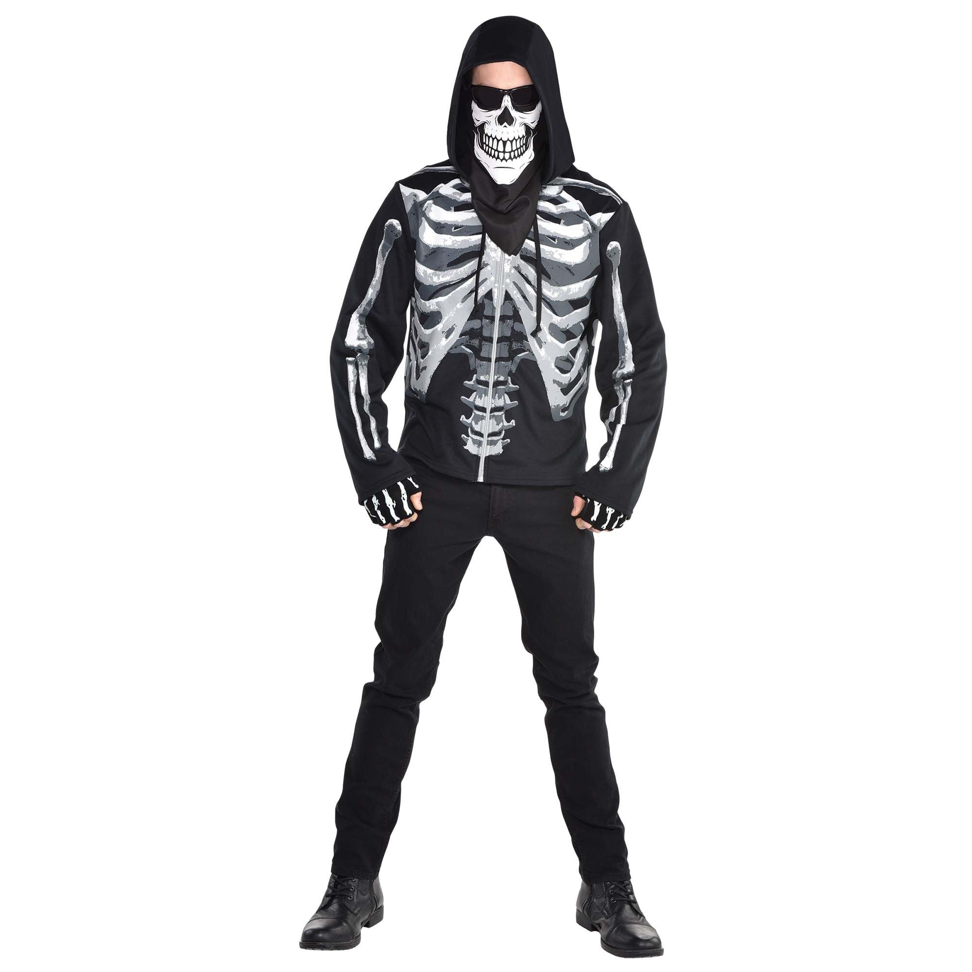 Amscan COSTUMES: MASKS Black and White Skeleton Bandana Mask