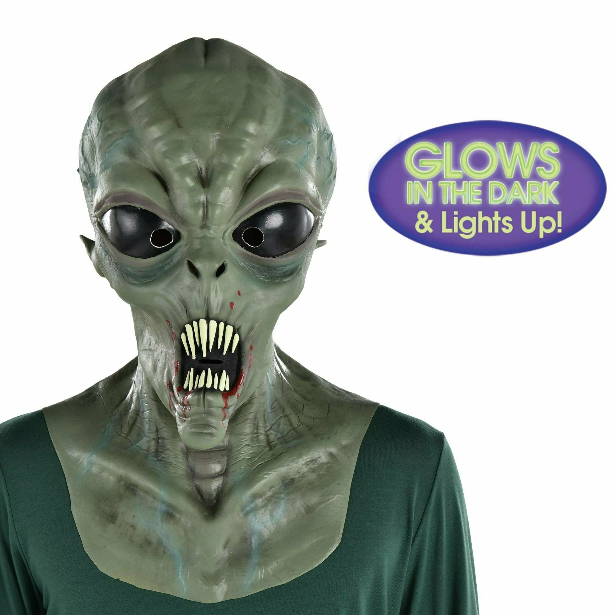 Amscan COSTUMES: MASKS Light Up Alien Mask