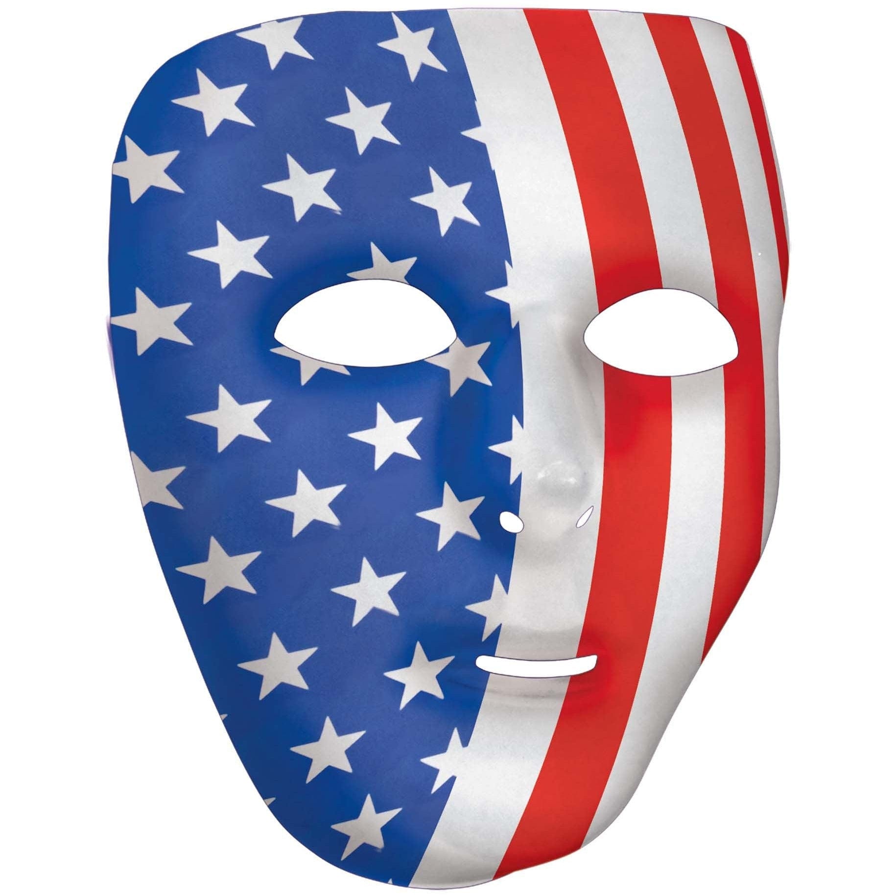 Amscan COSTUMES: MASKS Red, White And Blue Full Face Mask