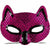 Amscan COSTUMES: MASKS Women's Sequin Cat Mask