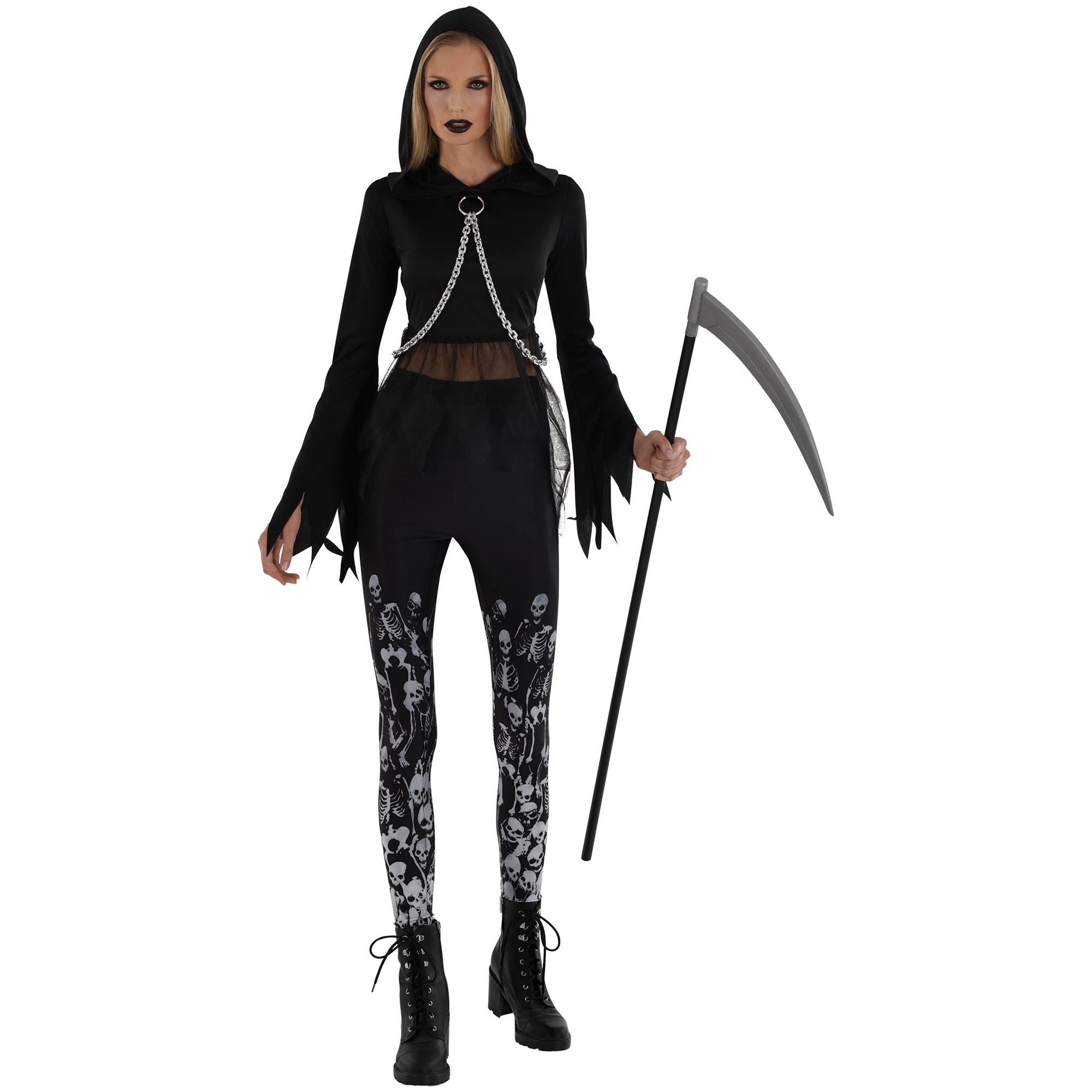 Amscan COSTUMES Medium (6-8) Women's Goth Reaper Costume