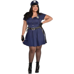 Amscan COSTUMES Plus XXL (18-20) Miranda Rights Cop Costume