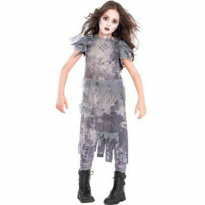 Amscan COSTUMES Small (4-6) Girls Ghostly Zombie Costume