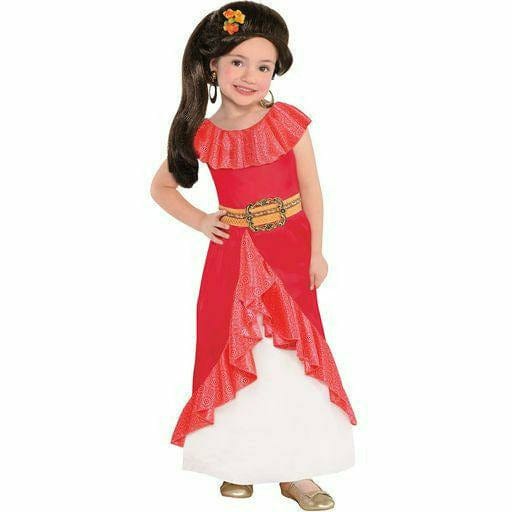 Costumes USA Elena of Avalor Costume for Girls, Features a Ruffled Hemline and a Sparkle Mesh Underskirt Costumes USA Elena of Avalor Costume for Girls, Features a Ruffled Hemline and a Sparkle Mesh Underskirt