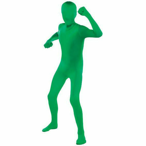 Amscan COSTUMES Teen Small up to 4'5" Green Partysuit Teen