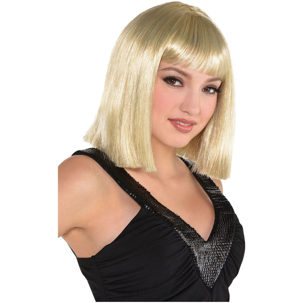 Amscan COSTUMES: WIGS Blunt Bob Blonde Wig