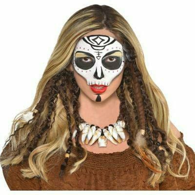 Amscan COSTUMES: WIGS Witchdoctor Dreadlock Hair Extensions Brown/brunette