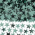Amscan DECORATIONS Cool Mint Star Confetti, 2 1/2 oz.