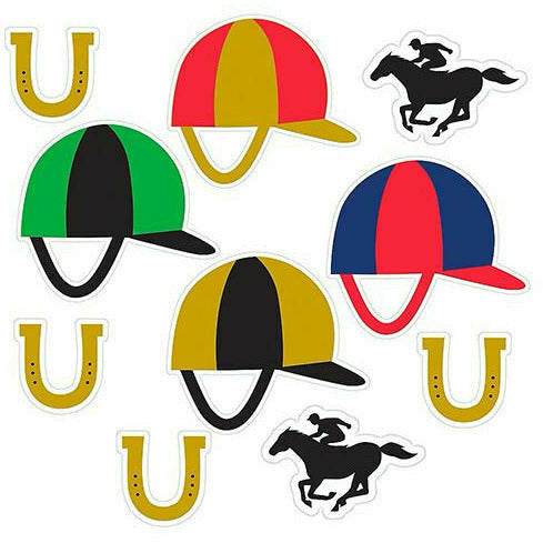 Amscan Decorations Derby Day Cutouts 12ct