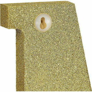 Amscan DECORATIONS Glitter Gold Letter B Sign