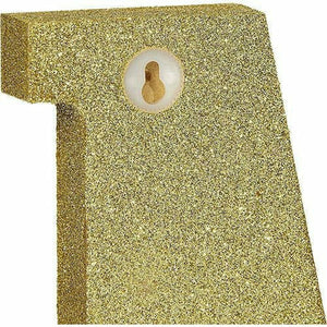 Amscan DECORATIONS Glitter Gold Number 0 Sign