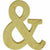 Amscan DECORATIONS Glitter Gold & Symbol Sign