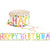 Amscan DECORATIONS Happy Birthday, Rainbow Crepe Streamers