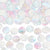 Amscan DECORATIONS Iridescent Foil/ Glitter Circle Confetti