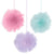 Amscan DECORATIONS Pastel Tulle Fluffies