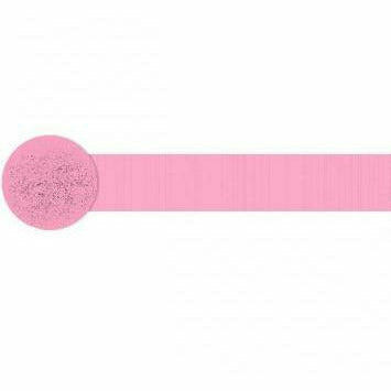 Amscan DECORATIONS PINK CREPE STREAMER