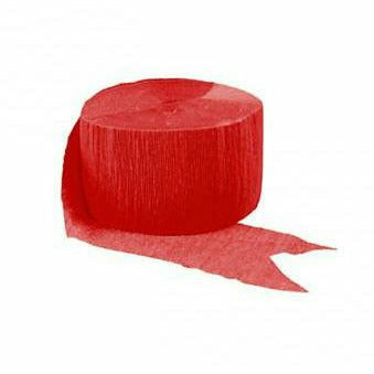 Amscan DECORATIONS RED CREPE STREAMER