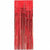 Amscan DECORATIONS RED METALLIC CURTAIN