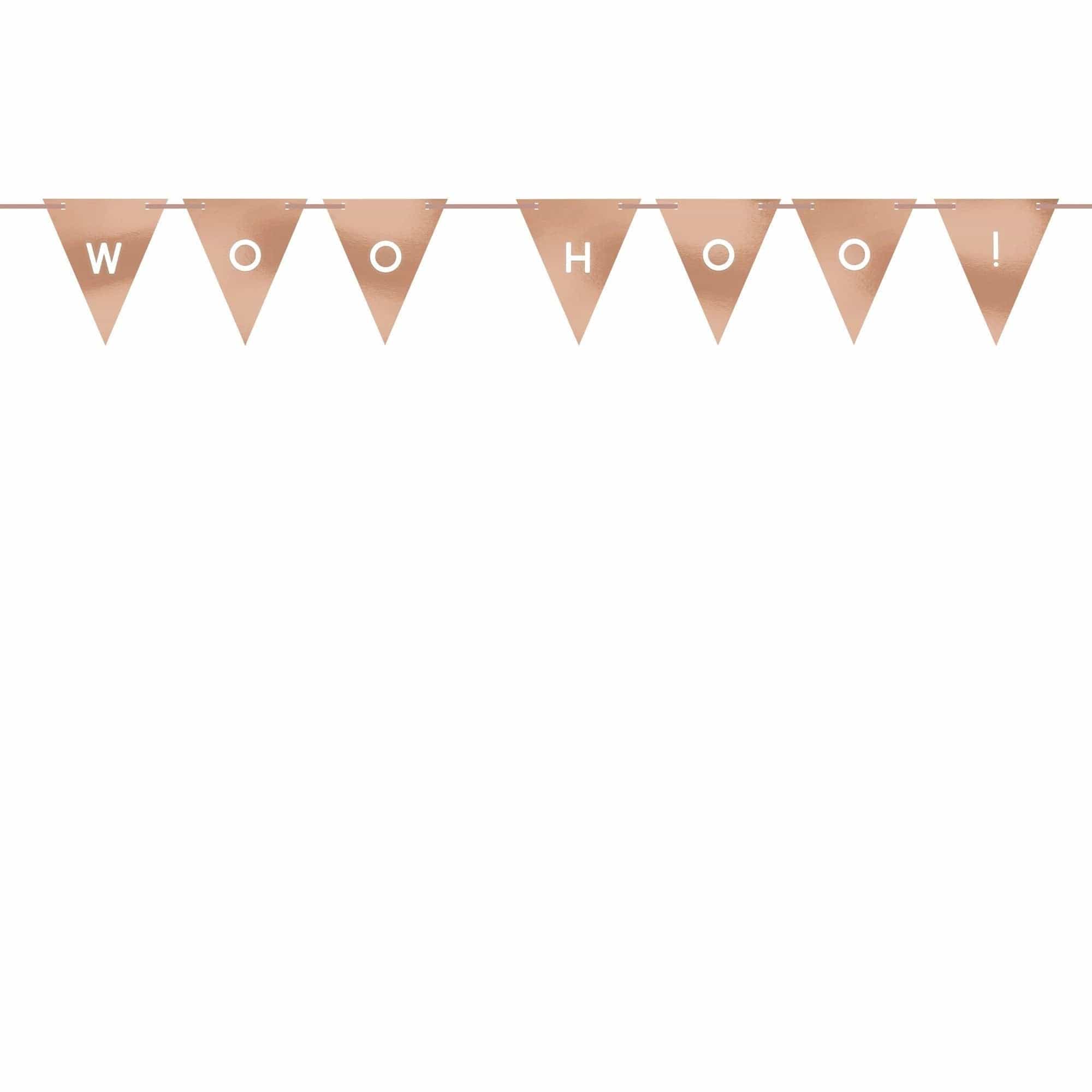 Amscan DECORATIONS Rose Gold Customizable Banner
