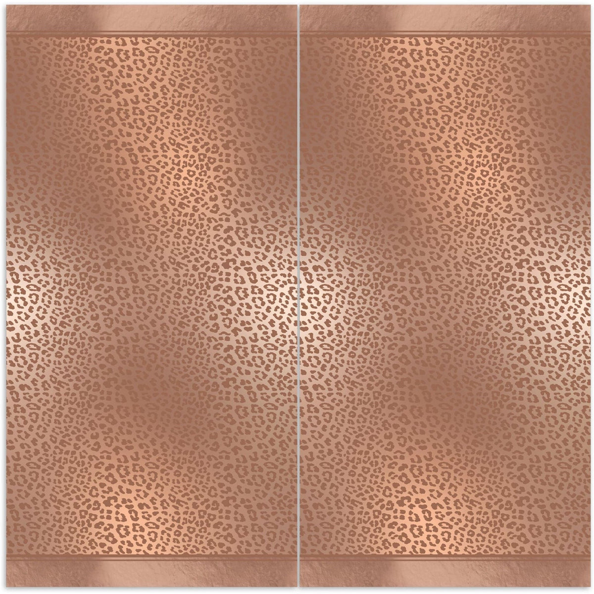 Amscan DECORATIONS Rose Gold Leopard Scene Setter Backdrop