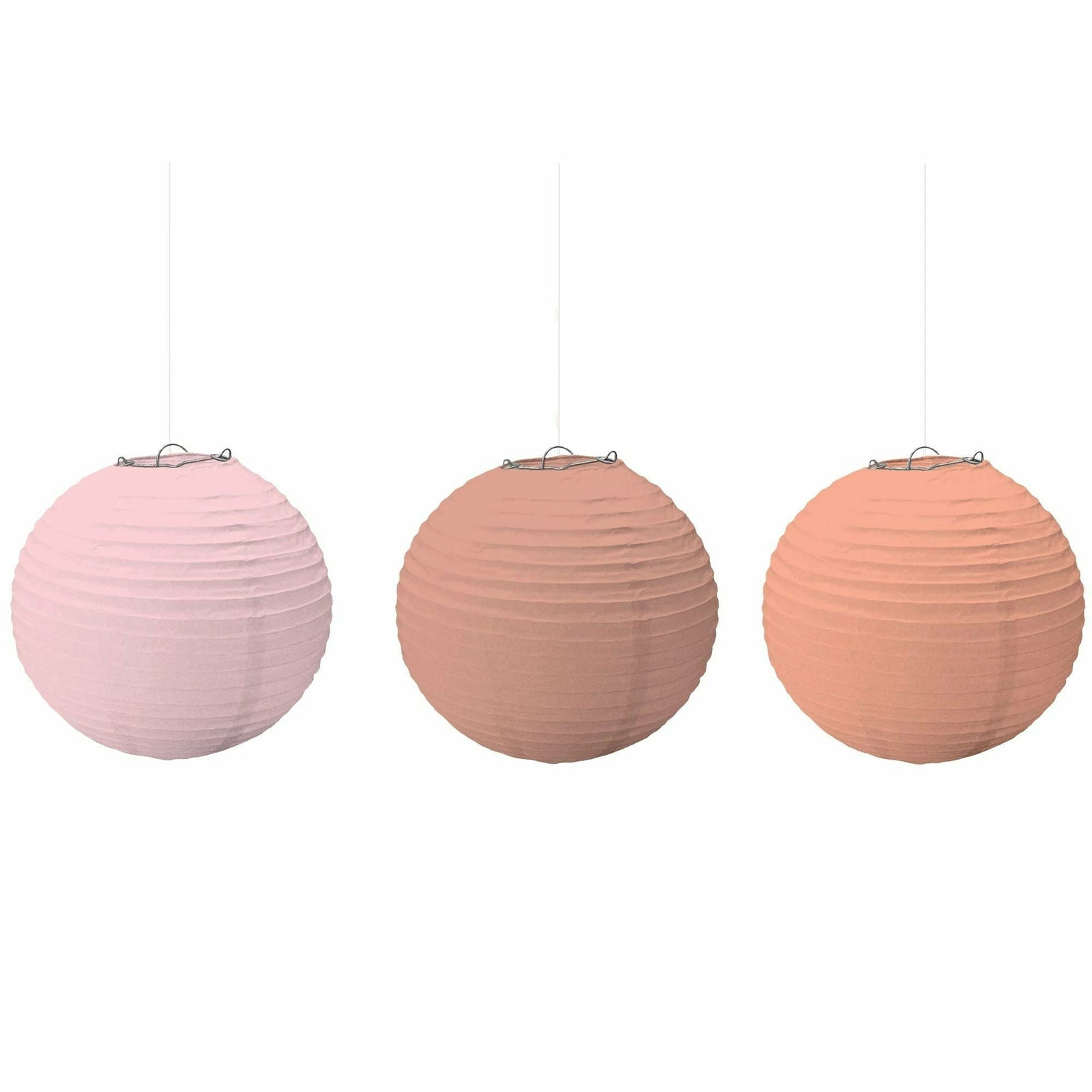 LED Paper Lantern Lights 3ct