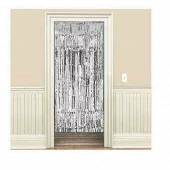 Amscan DECORATIONS Silver Metallic Curtain