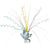 Amscan DECORATIONS Small Foil Spray Centerpiece - Pastel