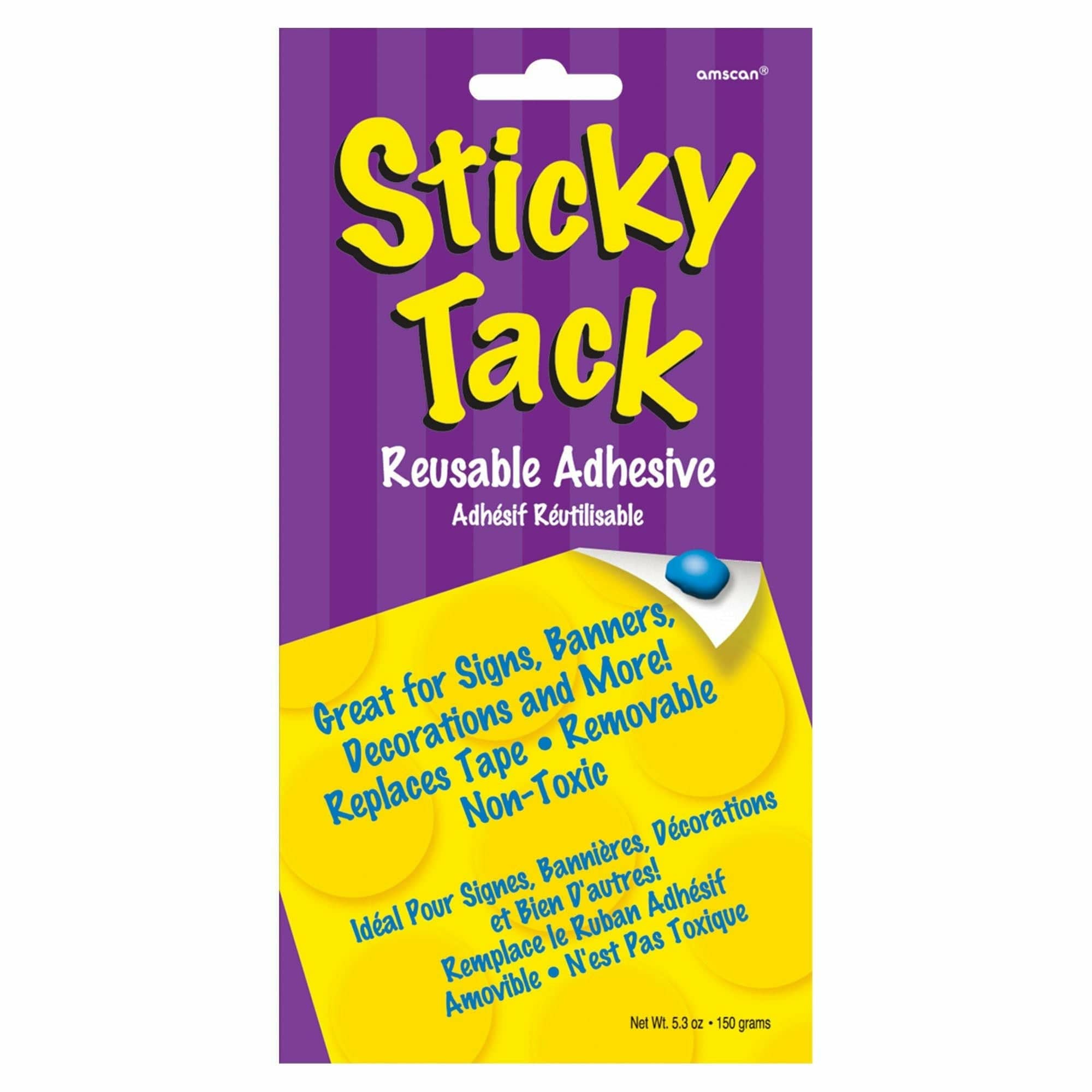 Amscan DECORATIONS STICKY TACK VALUE PACK