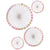 Amscan Decorations White Hot Stamp Paper Fans