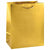 Amscan GIFT WRAP Gold Matte Medium Gift Bag