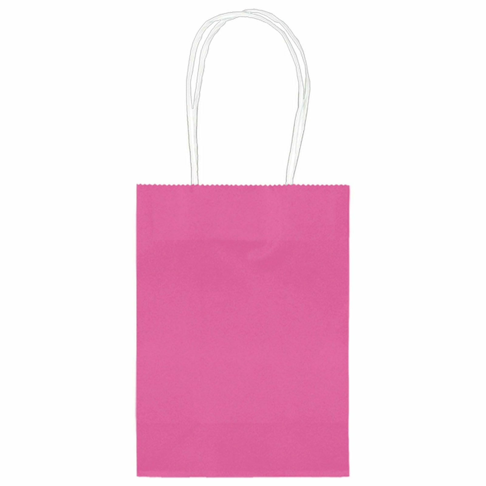 Amscan GIFT WRAP Kraft Bag - Bright Pink