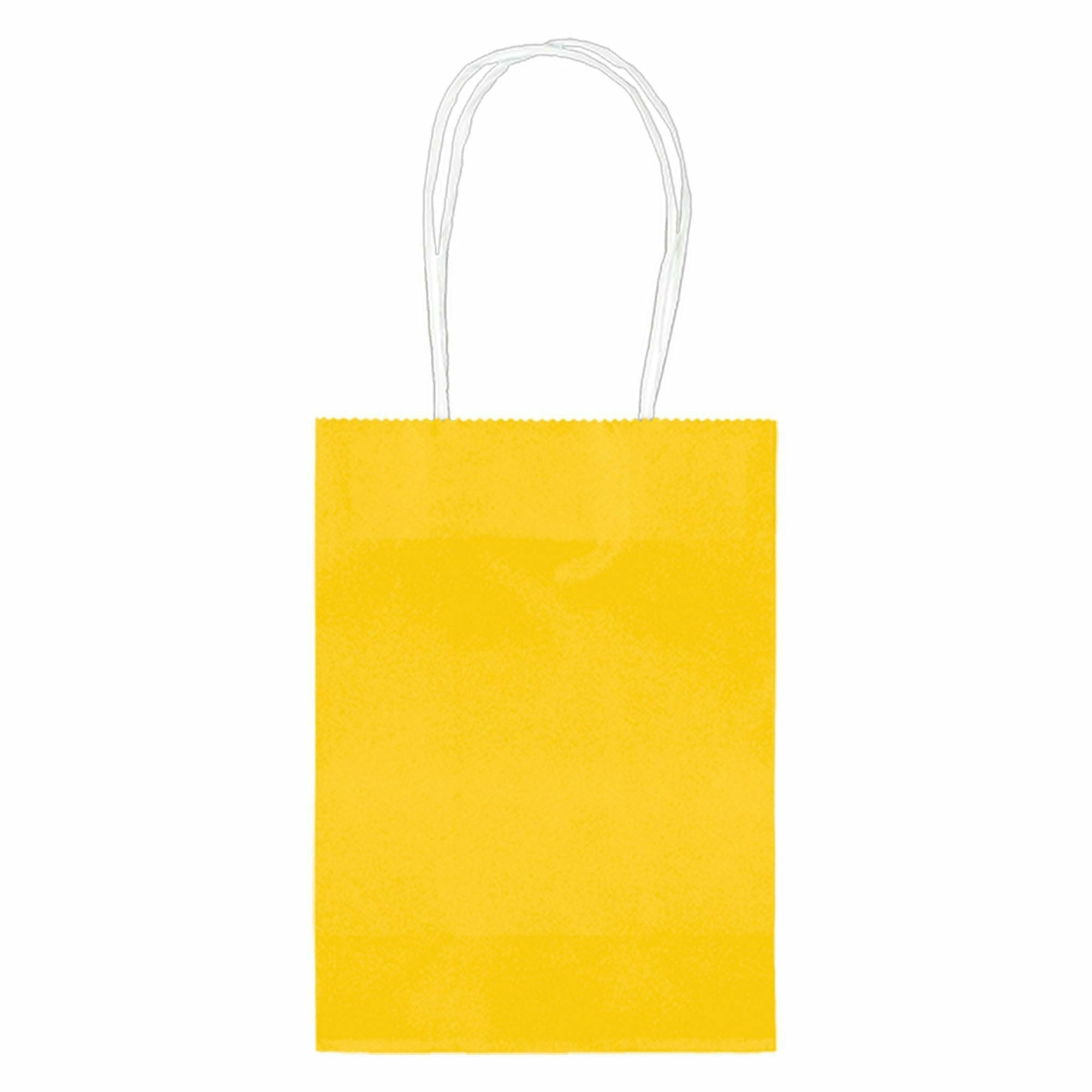 Amscan GIFT WRAP Kraft Bag - Yellow