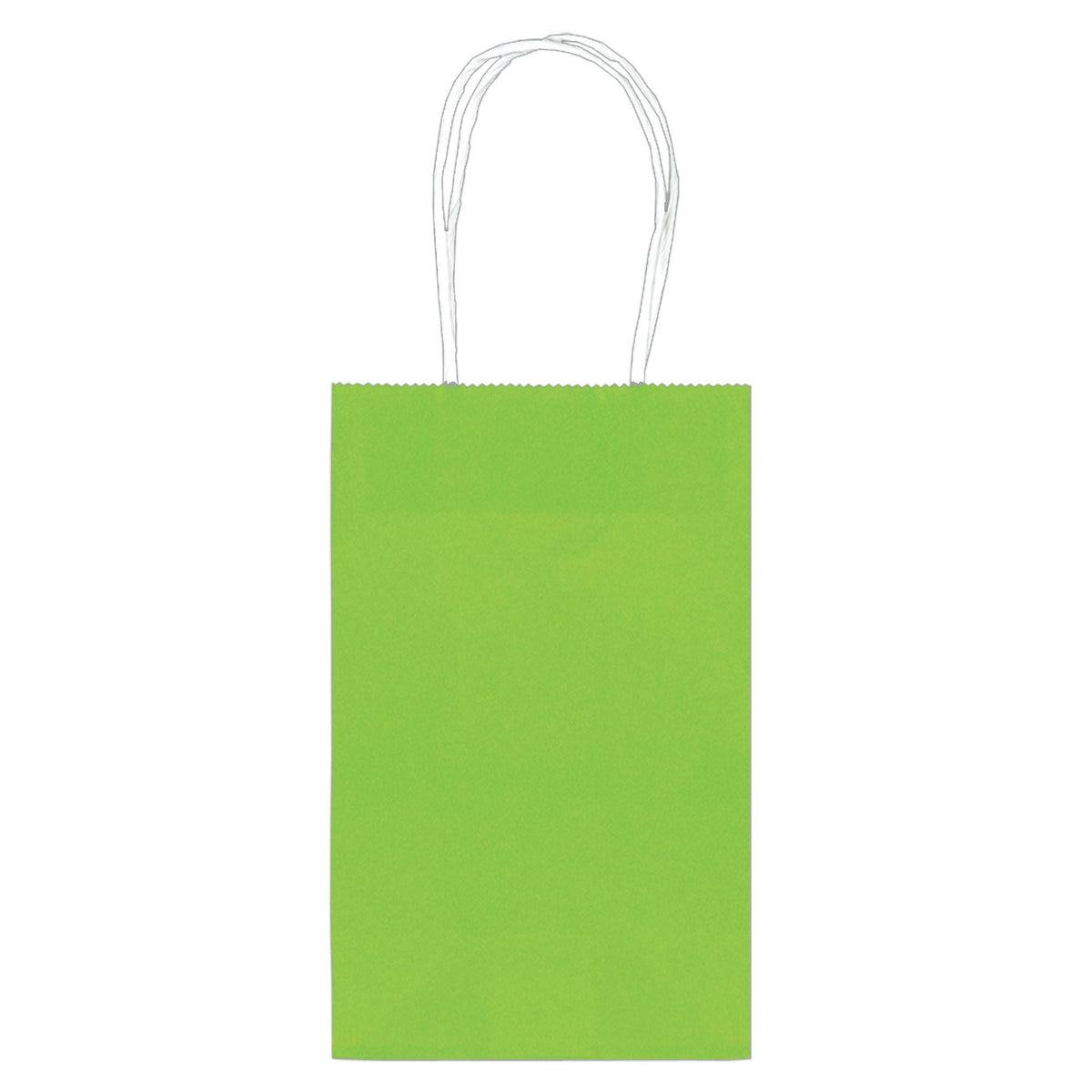 Amscan GIFT WRAP Lime Pack Paper Cub Bags