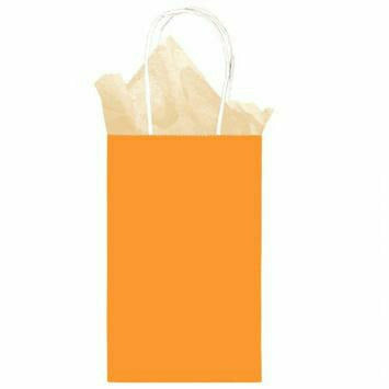 Amscan GIFT WRAP Orange - Cub Bag Value Pack