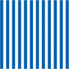 Amscan GIFT WRAP Stripe - Royal Blue Printed Jumbo Gift Wrap