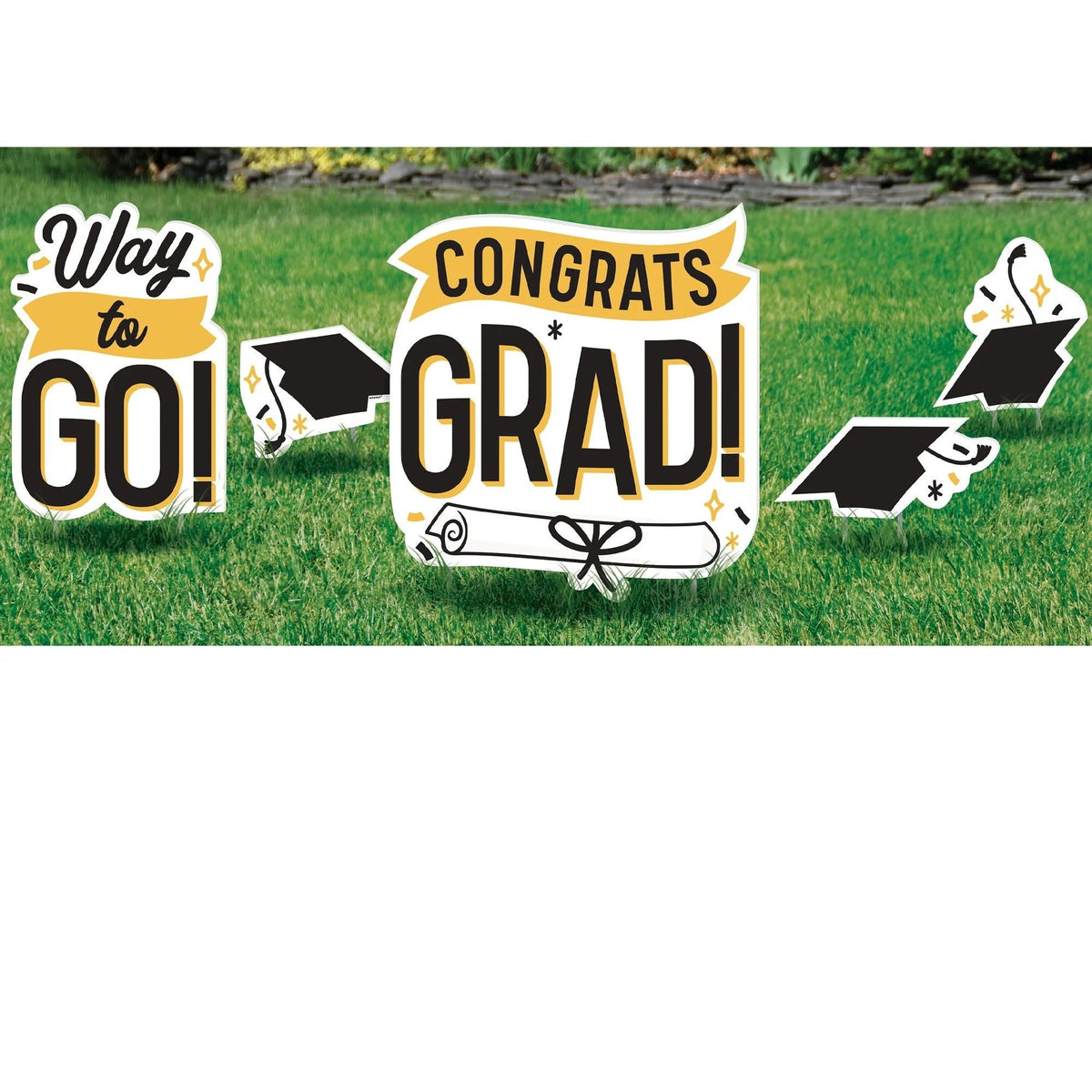 Amscan Grad Yard Signs