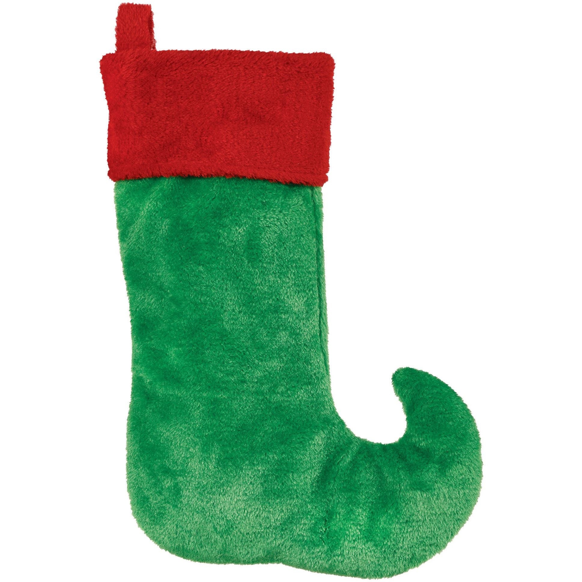 Amscan HOLIDAY: CHRISTMAS 18" Plush Elf Stocking