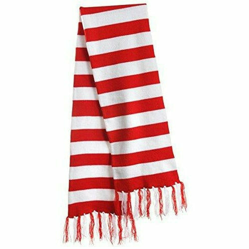 Amscan HOLIDAY: CHRISTMAS Adult Red &amp; White Stripe Scarf