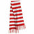 Amscan HOLIDAY: CHRISTMAS Adult Red & White Stripe Scarf