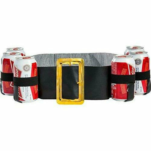 Amscan HOLIDAY: CHRISTMAS Black Vinyl Faux Leather Drinking Belt