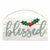 Amscan HOLIDAY: CHRISTMAS Blessed Hanging Wood Sign