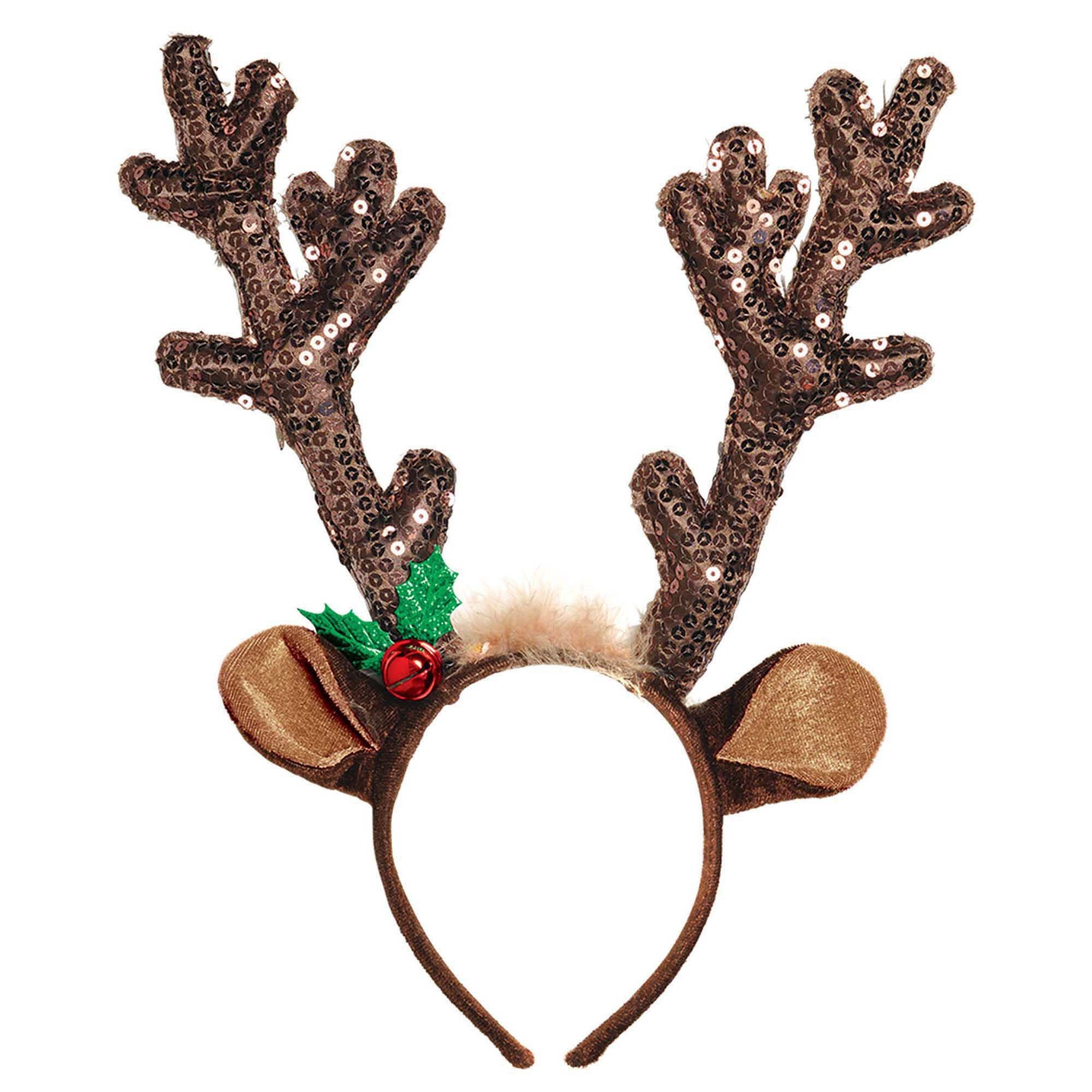 Amscan HOLIDAY: CHRISTMAS Brown Antler Headband