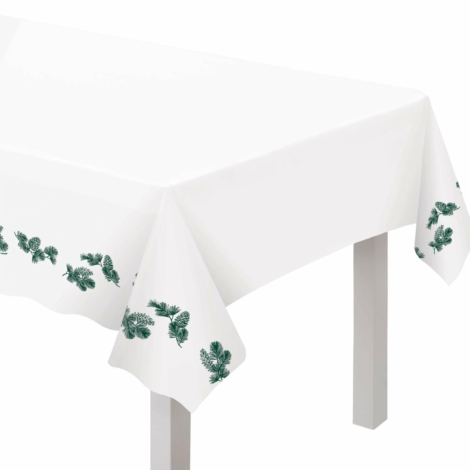 Amscan HOLIDAY: CHRISTMAS Calm & Bright Plastic Table Cover 54" x 102"
