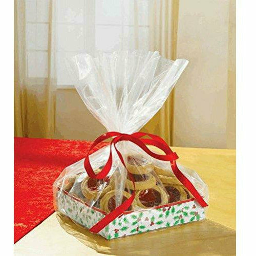 Amscan HOLIDAY: CHRISTMAS Christmas Holly Kraft Treat Cardboard Trays