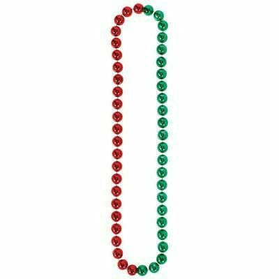 Amscan HOLIDAY: CHRISTMAS Christmas Jumbo Bead Necklace 46"