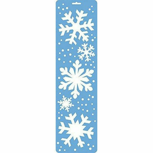 Amscan HOLIDAY: CHRISTMAS Christmas Snowflakes Stencils - 7 Sizes