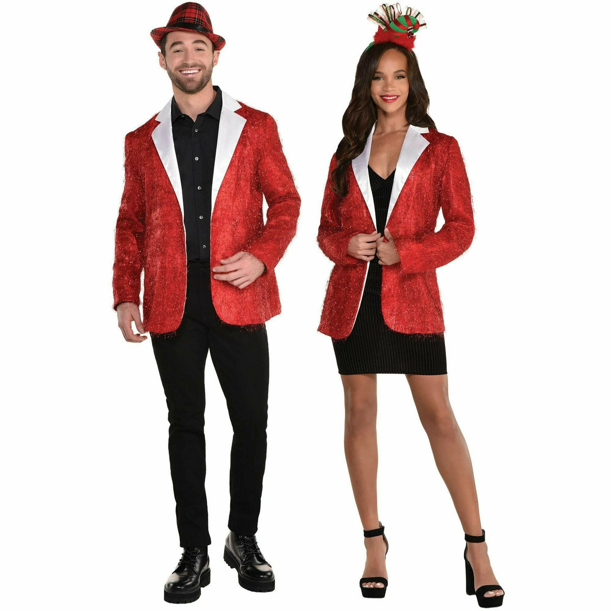 Amscan HOLIDAY: CHRISTMAS Christmas Tinsel Jacket Adult L/XL