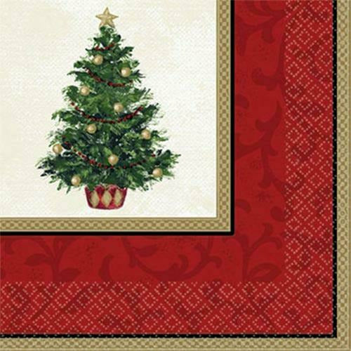 Amscan HOLIDAY: CHRISTMAS Classic Christmas Tree Lunch Napkins 16ct